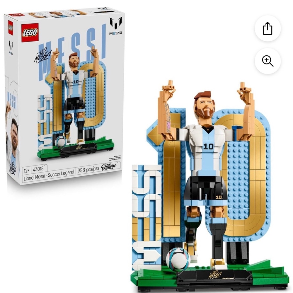 LEGO Editions Lionel Messi Soccer Legend, 958 pc.